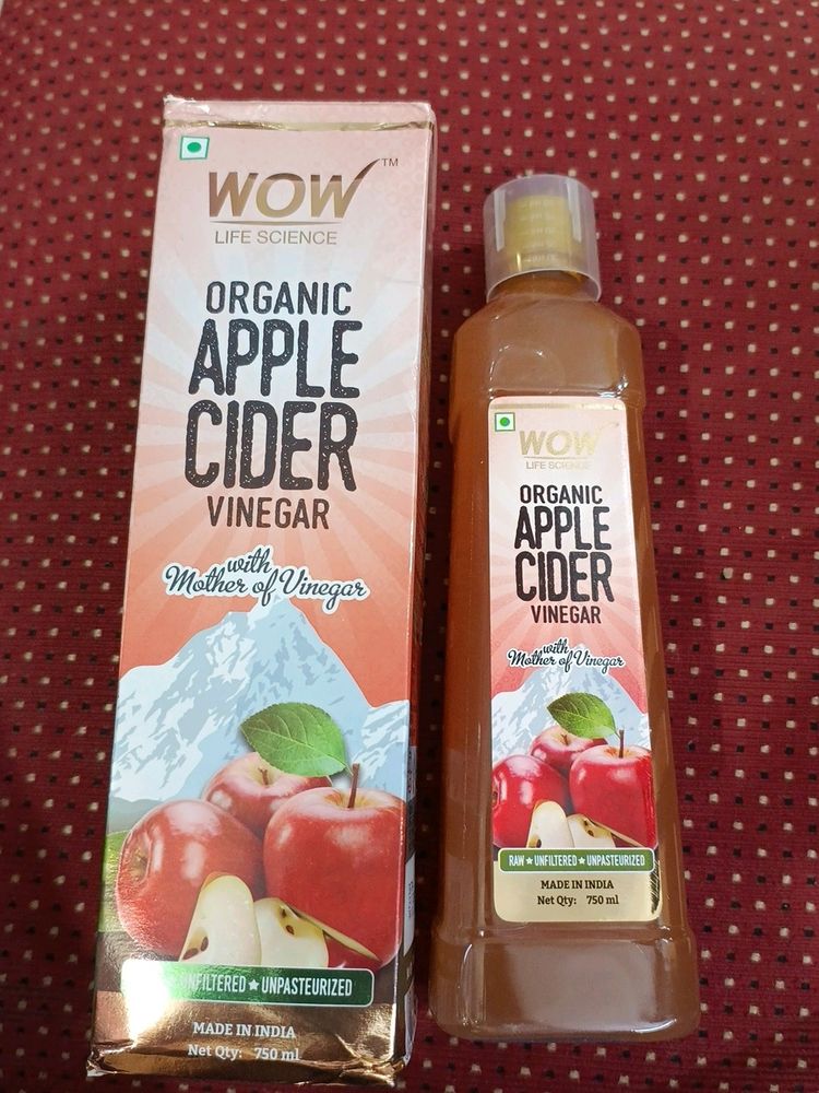 Wow Organic Apple Cider Vinegar