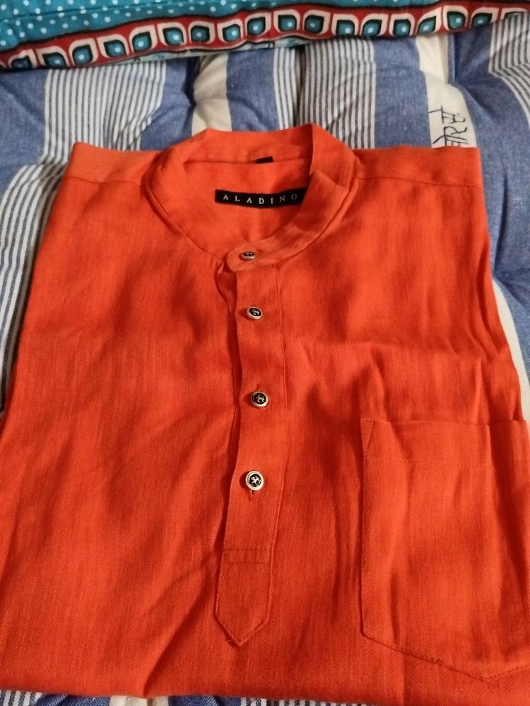 It's Functional Kurta M size . Orange Colour