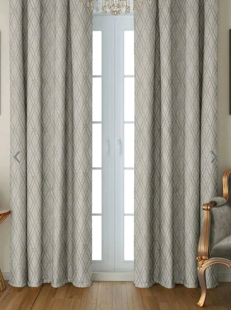 Cortina Embossed Abstract Printed Door Curtains