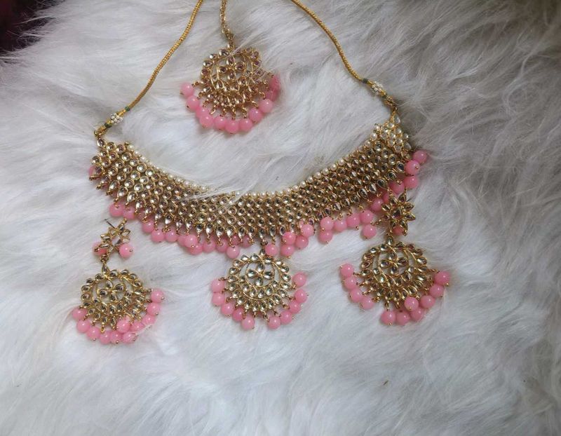 Pink Necklace Set