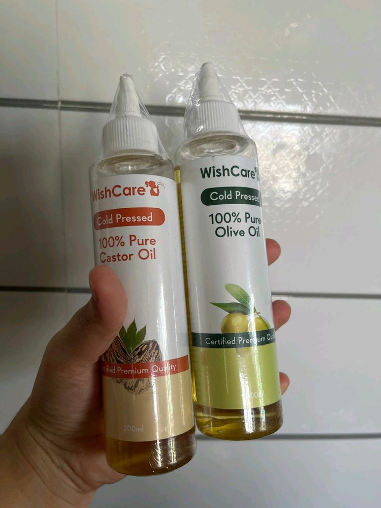 Wishcare Olive Castor Oil Combo