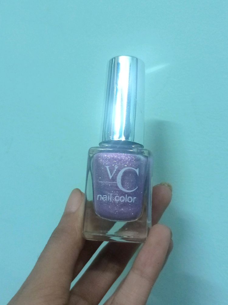 Lavender Glitter Nailpolish