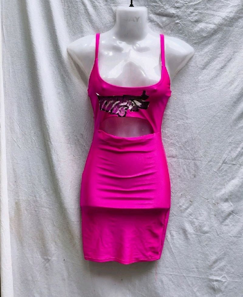 Hot Pink Bodycon Dress