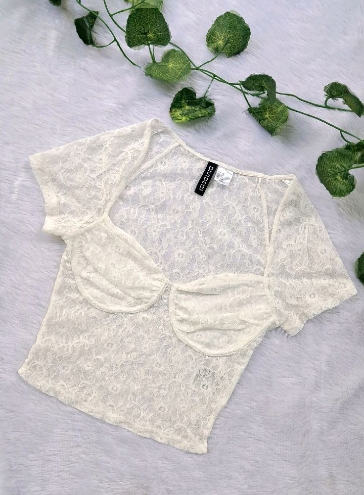 H&M Bustier Lace Top