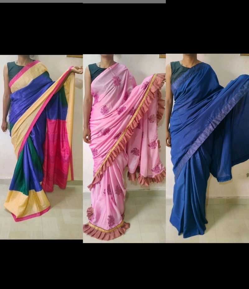 Pack Of 3 New Saree 😍