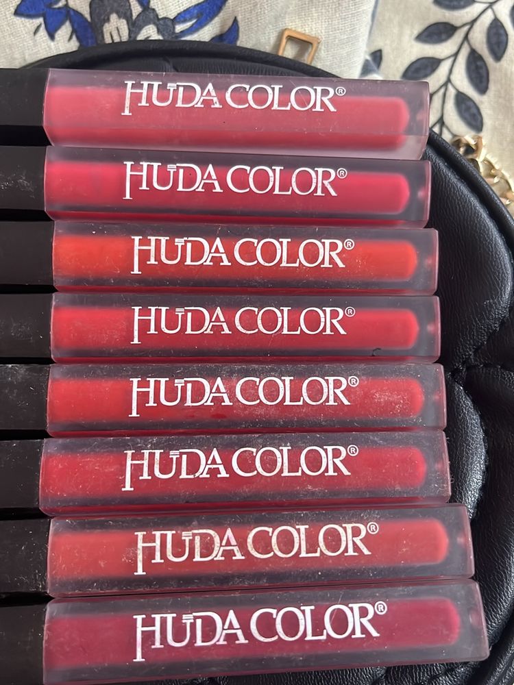 HUDA Color Matte Lip shades