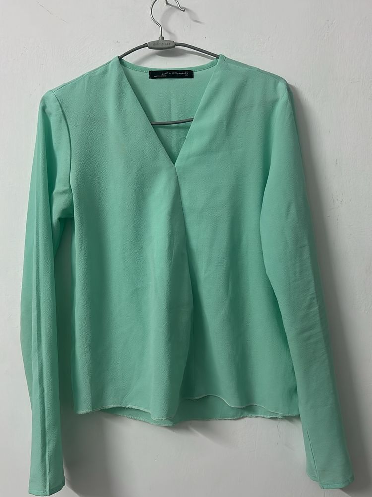 Zara V Shape top