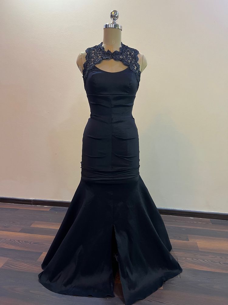 Black Mermaid Dress (Bust:30) - Read Description