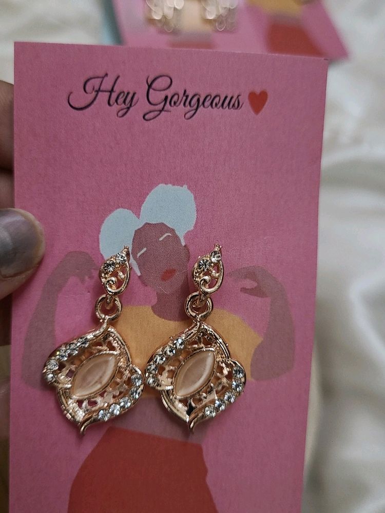 Rose Gold Earrings