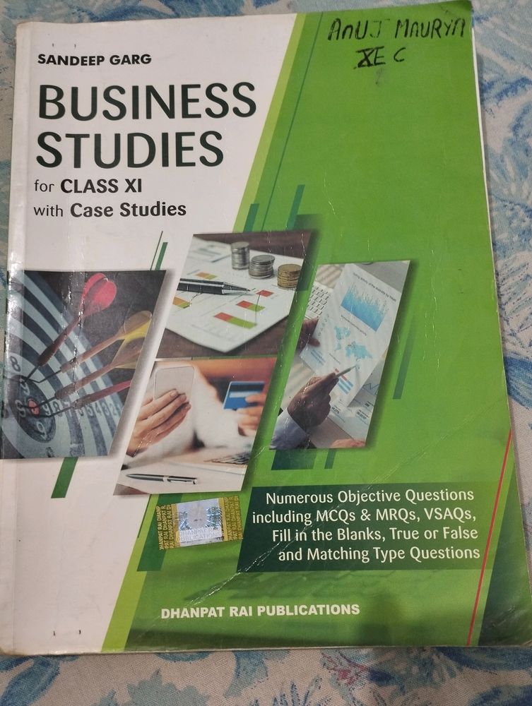 Business Studies Book Class 11 Cbse Sandeep Garg