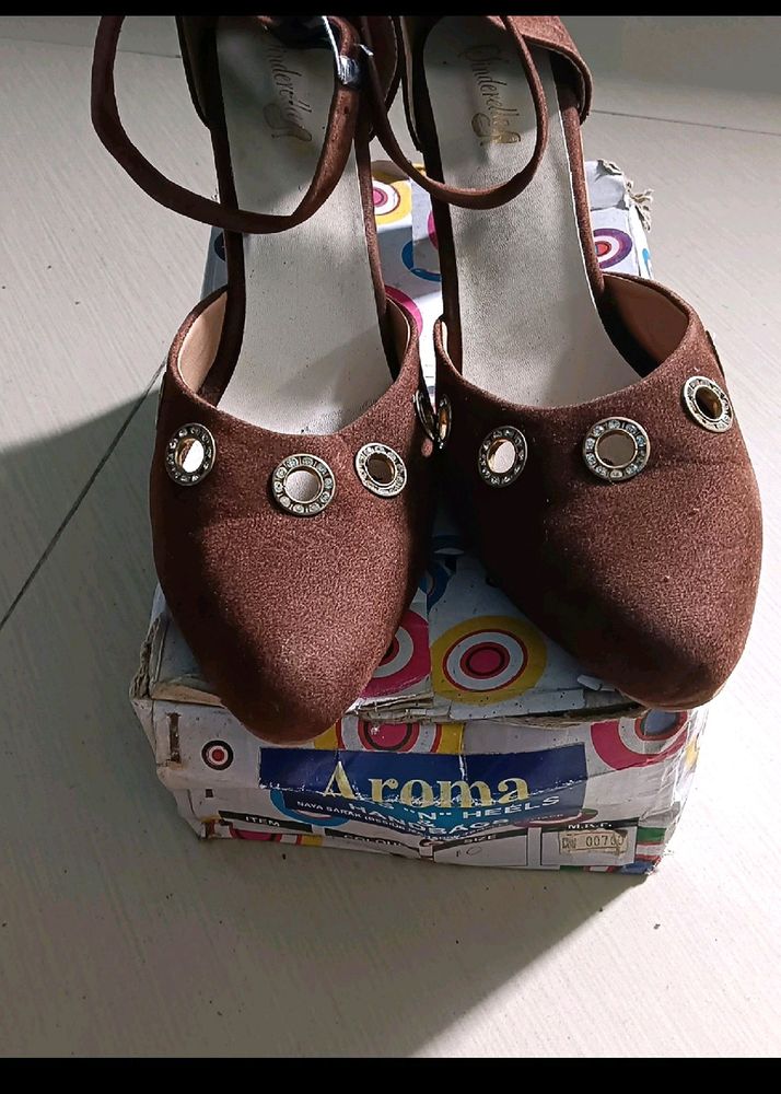 Brown Colour Heels