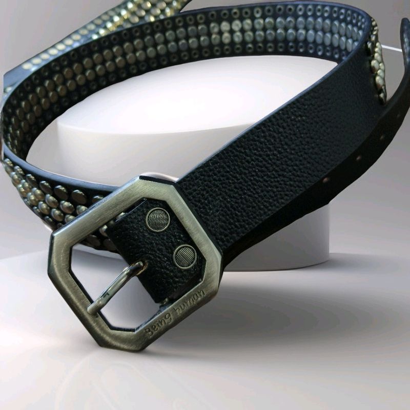 Silver buckle Being Human Stylish Belt