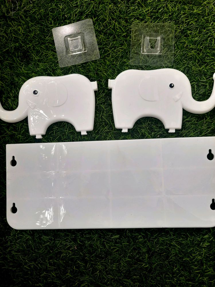 Wall Mount Shelves Cute ELEPHANT Holder Small Size