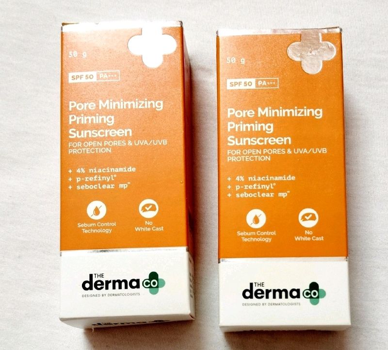 The Derma Co Pore Minimizing Sunscreen😍