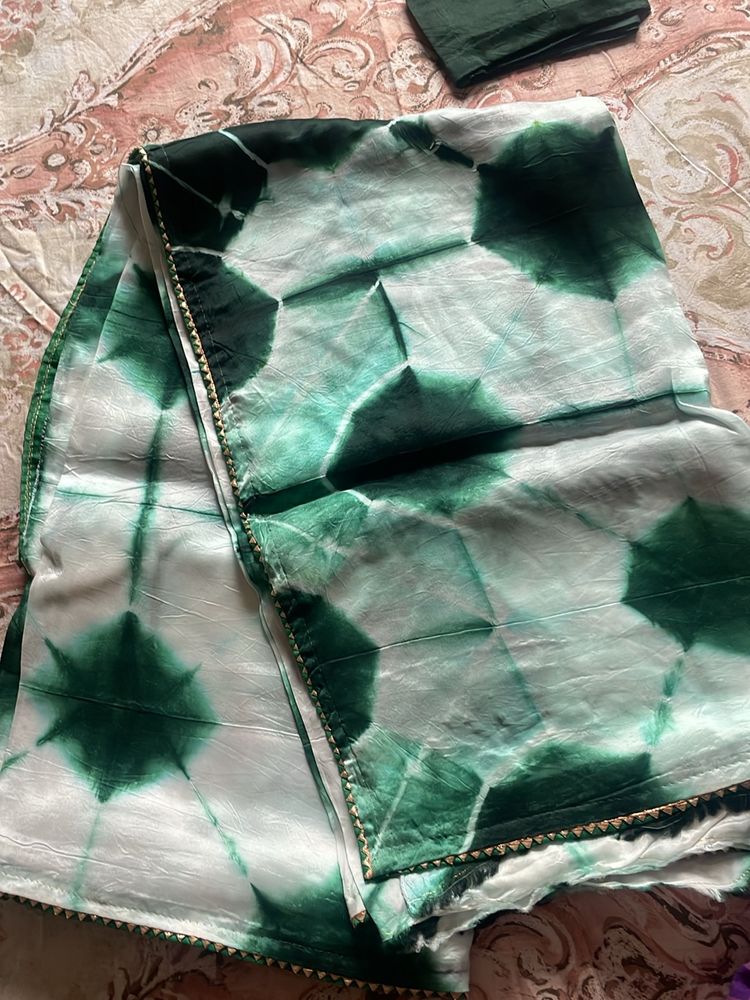 Shibori Organza Saree