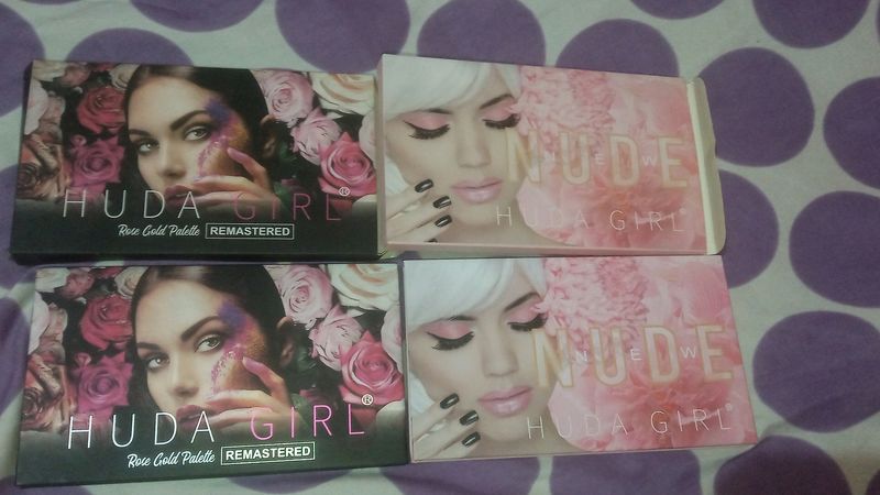 Untouched Huda Girl Eyeshadow Palettes Combo