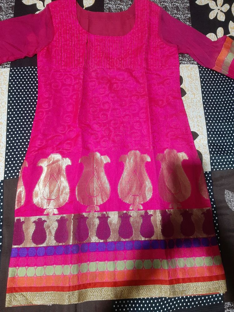 New Festival Kurta Purple Golden 💜