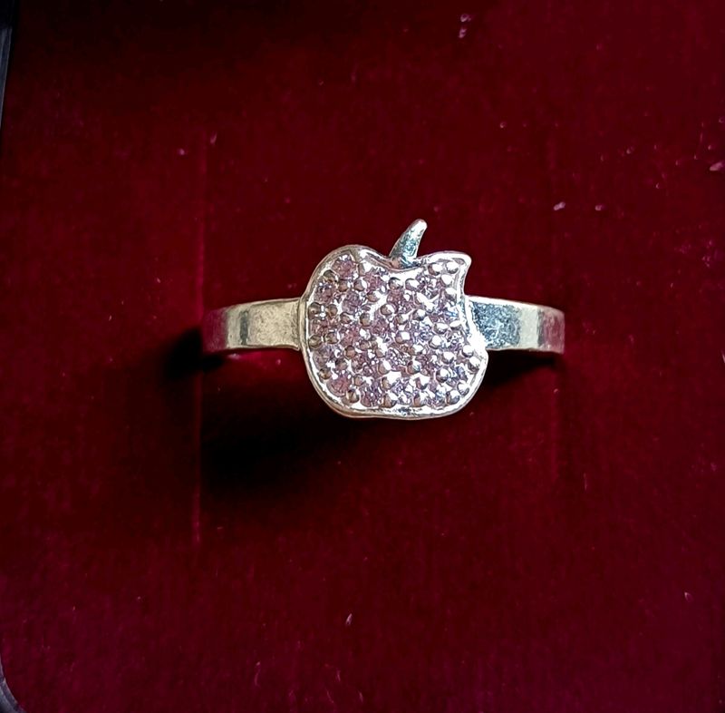 Price Drop🎉 Real Chandi /silver Ad Ring Beautiful Apple Design