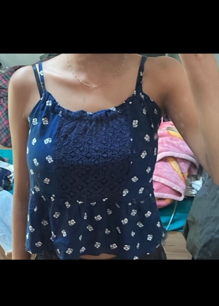 Blue Empire Top