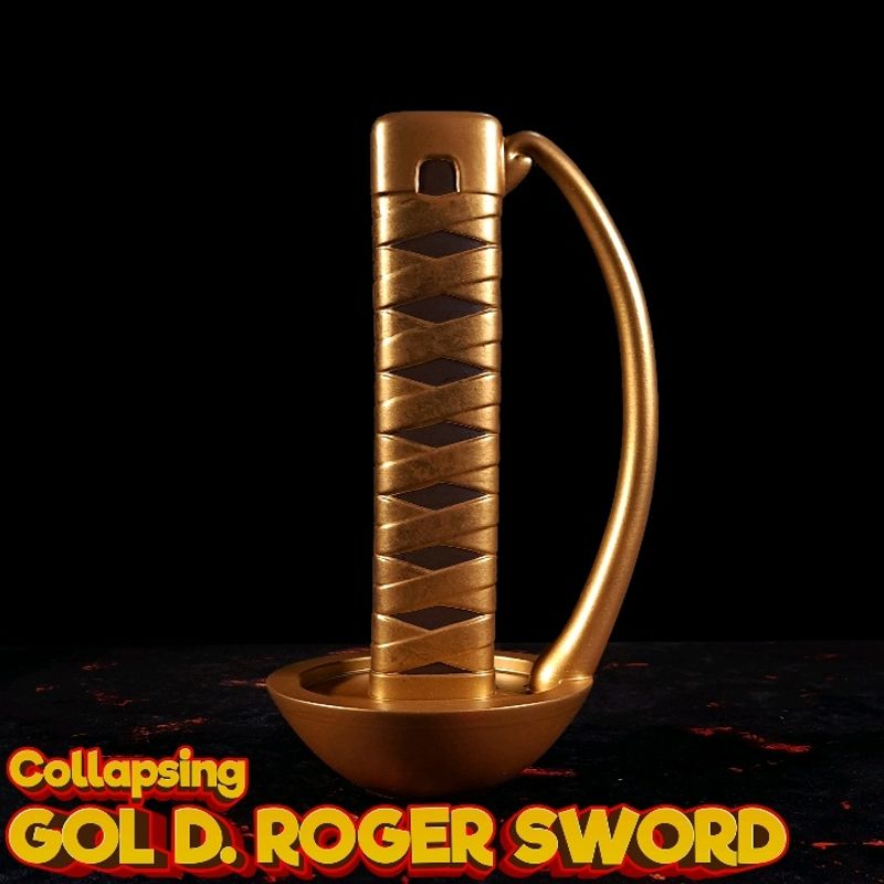 Gold Roger Collapsing Sword From One Piece Anime