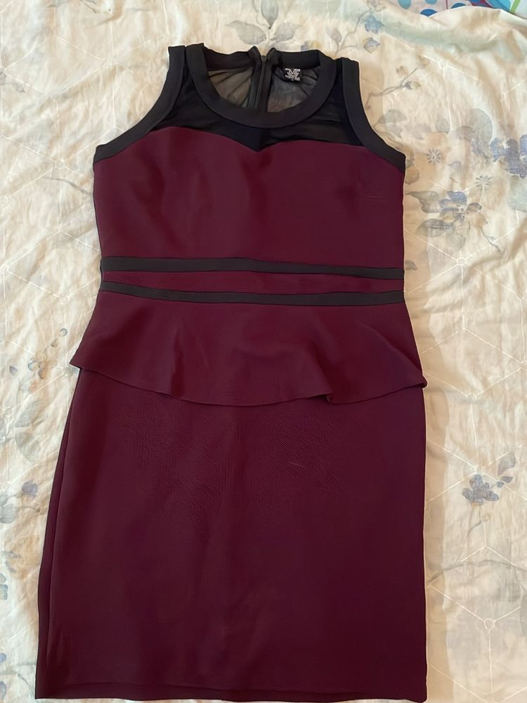 Maroon Dress