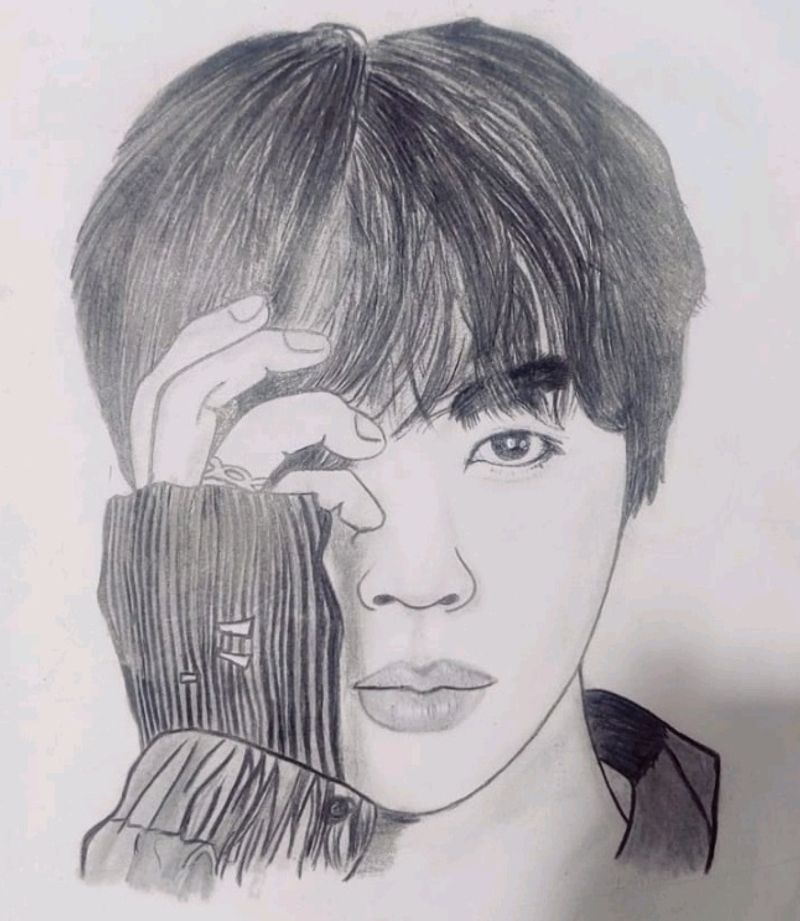 Bts Jin💜 Sketch 💜