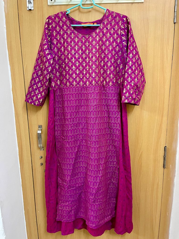 Rangriti M Women Magenta Kurta