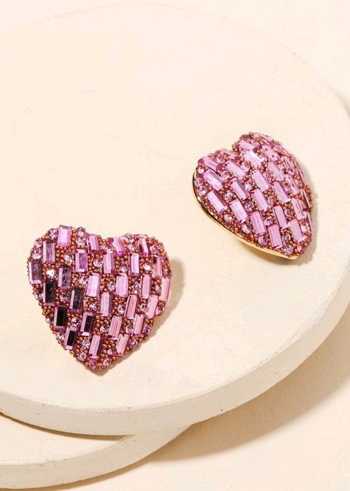 Pink "Sequin" Earrings @ ₹444