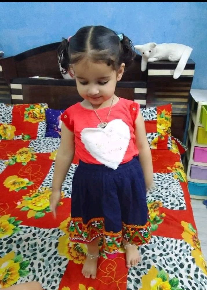 baby Girl top Skirt Combo