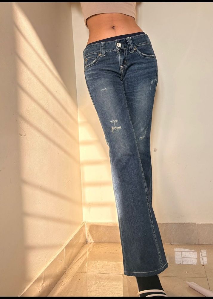 Uniqlo Low Waist Flare Jeans