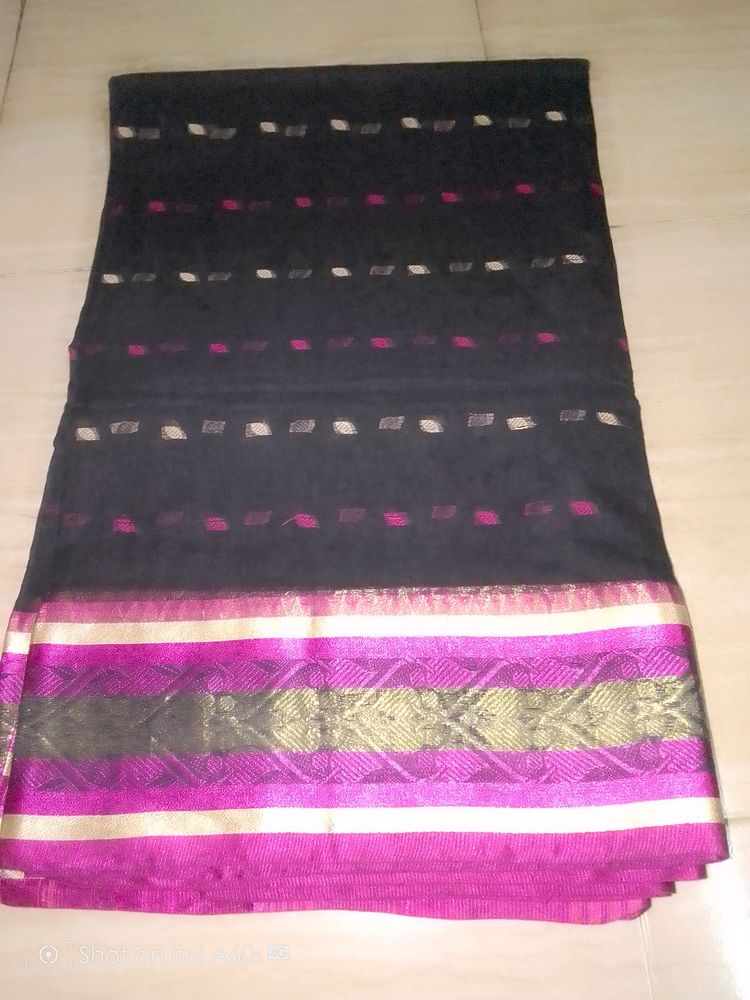 Black Kadambari Saree