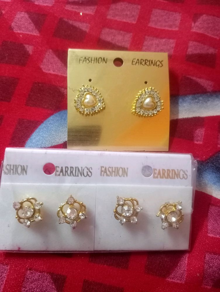 3 Earrings Set