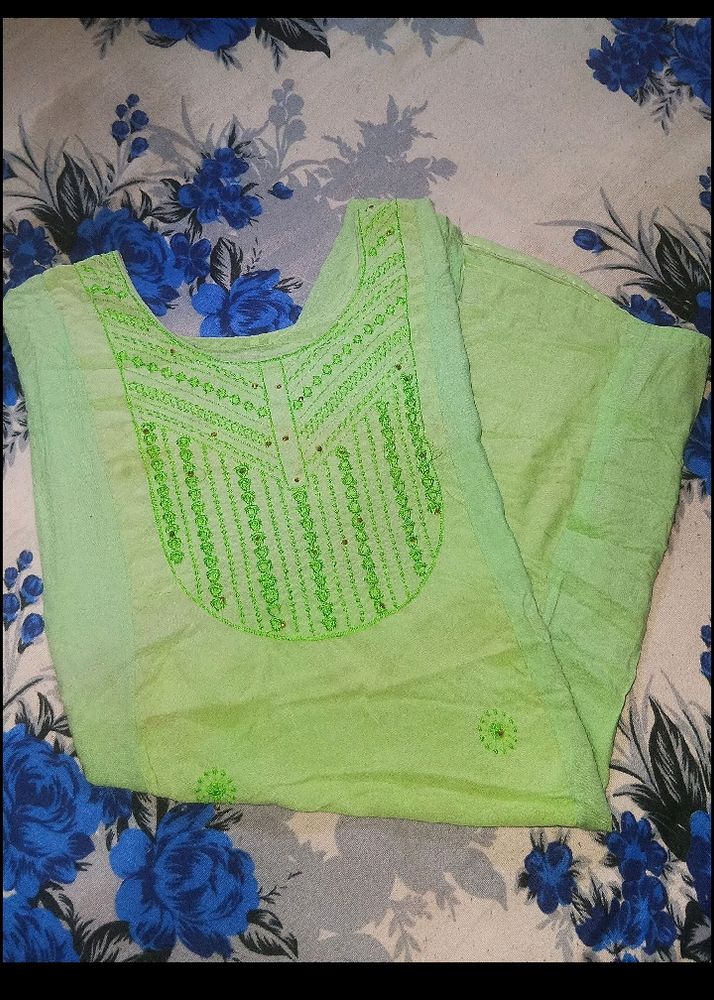 green kurti