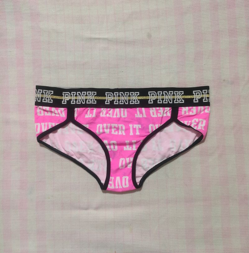 Pink By Victoria's Secret Logo Band Panty