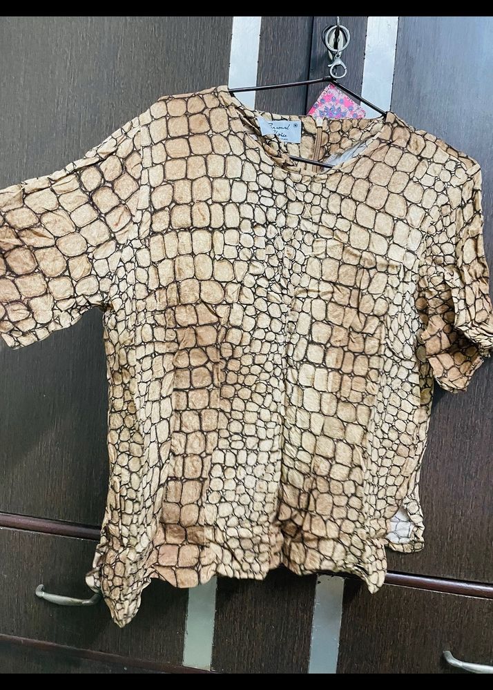 Snake Print Top