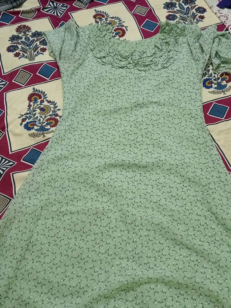 A Line Georgette Kurti