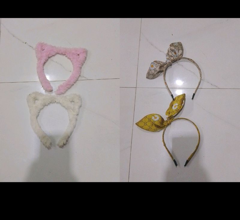 Girls Hairband Combo Of 4