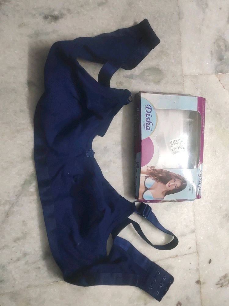 Cotton Bra Lingerie Navy Colour Size 32