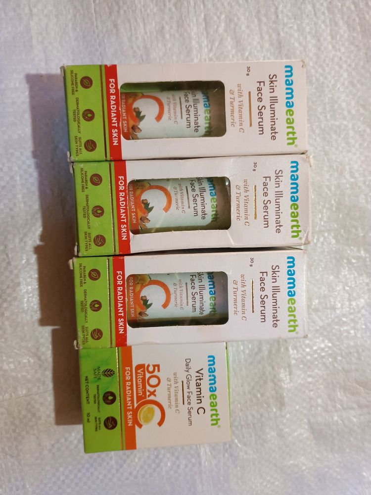 4 Pcs Mamaearth Serum