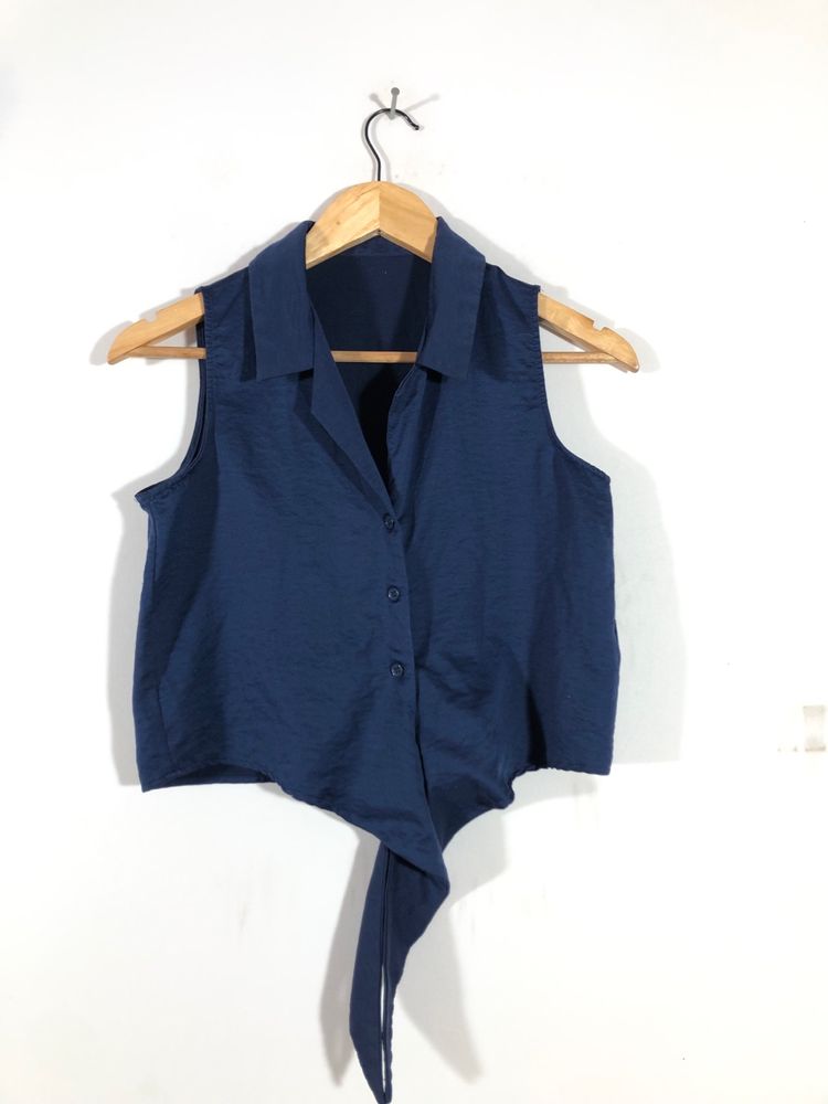 Navy Blue Casual Top(Women’s)