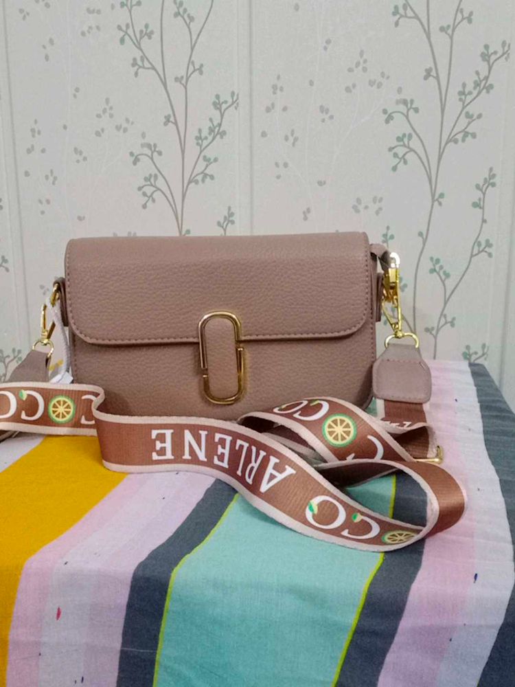 Cute Nude Colour Sling New Bag