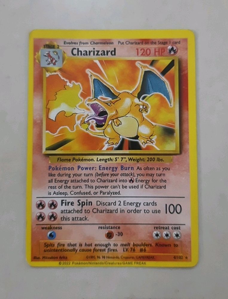 PokemonCard Legendary Charizard Card