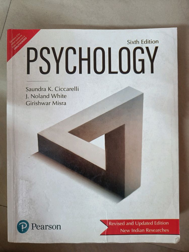 Pearson Psychology 6th Edition