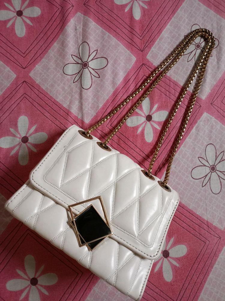 White HandBag