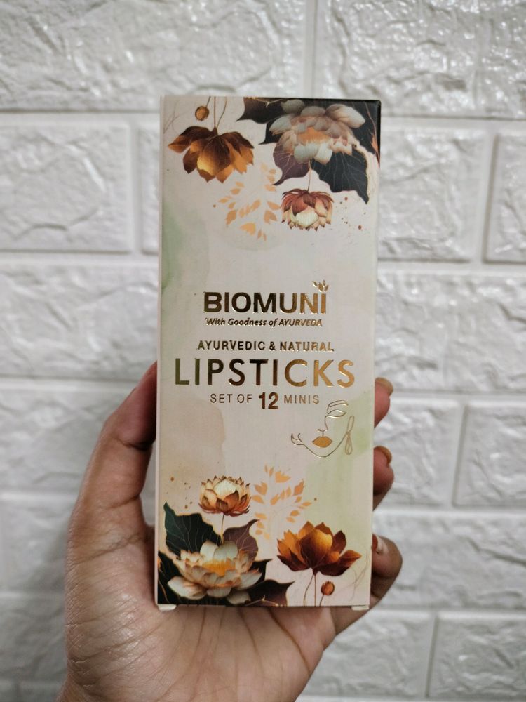 Biomuni Mini Lipsticks ( 12 Pieces)