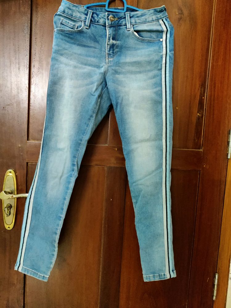 Light Blue Skinny Fit Jeans