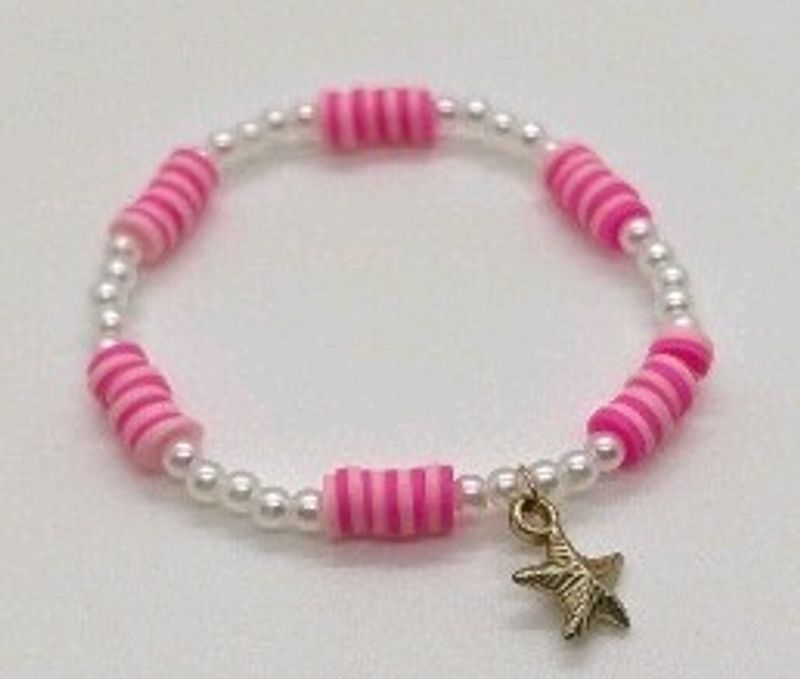 Pearl Bracelet With Starfish Charm