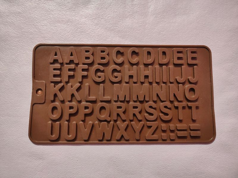 Alphabet Chocolate Mould