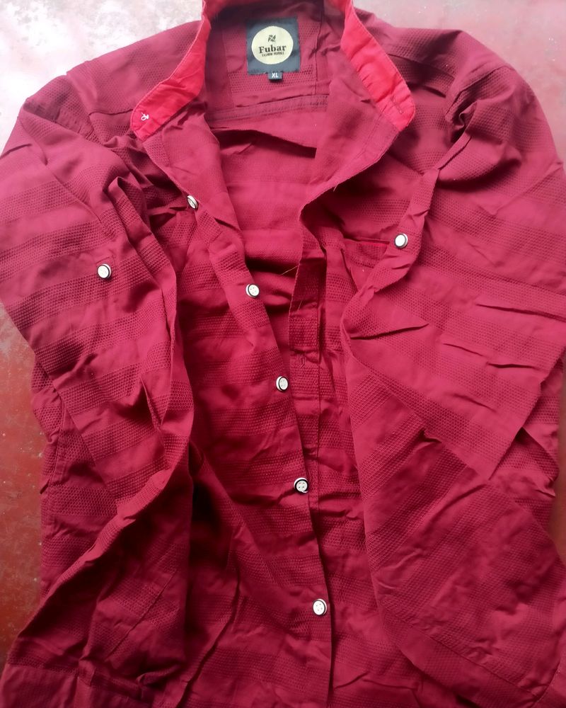 Red Shirt For Men.. Fomal