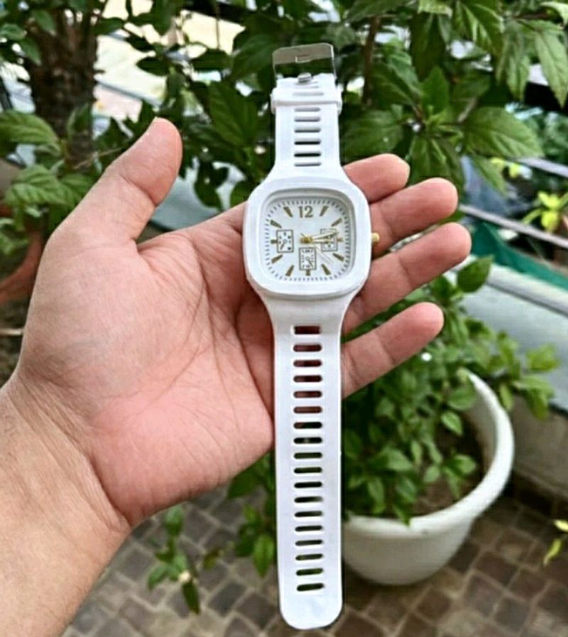 ₹30/- Off White Wrist Watch For Unisex